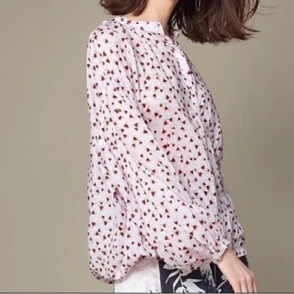 Anna Glover x H&M Patterned Lyocell Blouse